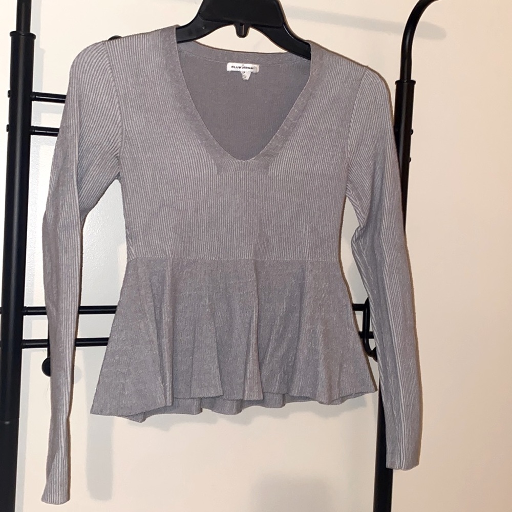 Club Monaco Peplum Sweater